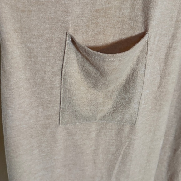 Jade By Jane XL Beautiful khaki EXTREMELY soft long cardigan.Waterfall front.EUC - Picture 4 of 6